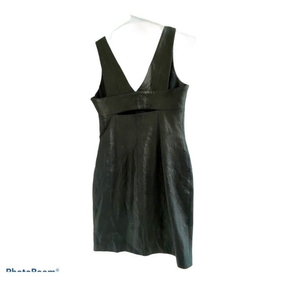 Robert Rodriguez leather Black dress size 2 New! - Picture 3 of 6